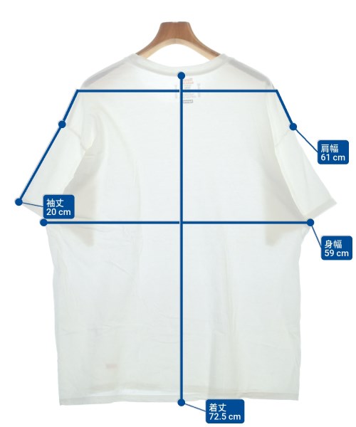 Supreme（シュプリーム）Tシャツ・カットソー 白 サイズ:XL メンズ/2200623267301