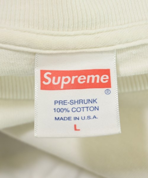 Supreme（シュプリーム）Tシャツ・カットソー 白 サイズ:L メンズ/2200634549021
