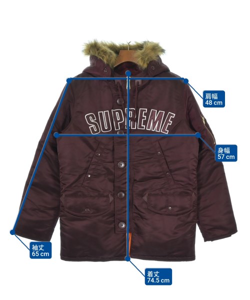 Supreme（シュプリーム）ダウンコート 赤 サイズ:S メンズ/2200621416015