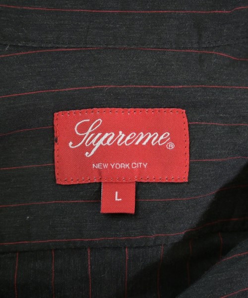 Supreme（シュプリーム）カジュアルシャツ 黒 サイズ:L メンズ/2200636010017