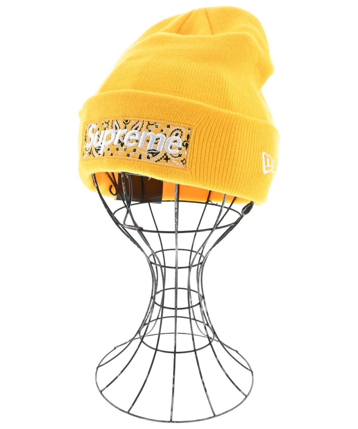 Supreme（シュプリーム）ニットキャップ・ビーニー 黄 サイズ:- メンズ