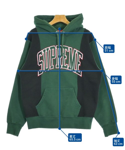 Supreme（シュプリーム）パーカー 緑 サイズ:S メンズ/2200636742017