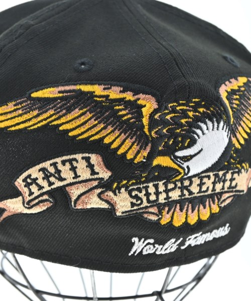 Supreme（シュプリーム）キャップ 黒 サイズ:S メンズ/2200636751033