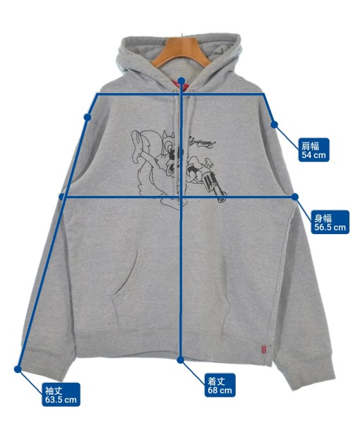 Supreme（シュプリーム）パーカー グレー サイズ:L メンズ/2200636997028