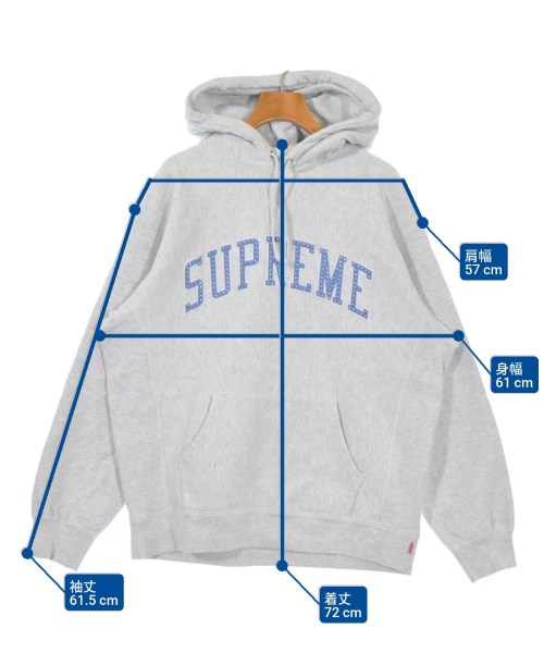 Supreme（シュプリーム）パーカー 白 サイズ:M メンズ/2200637053037