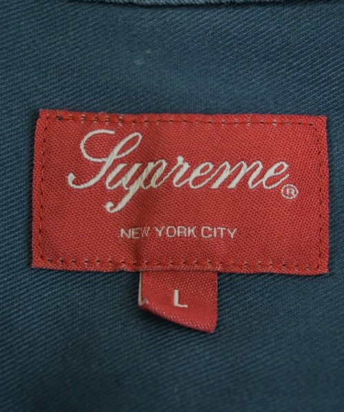 Supreme（シュプリーム）カジュアルシャツ 紺 サイズ:L メンズ/2200637191067