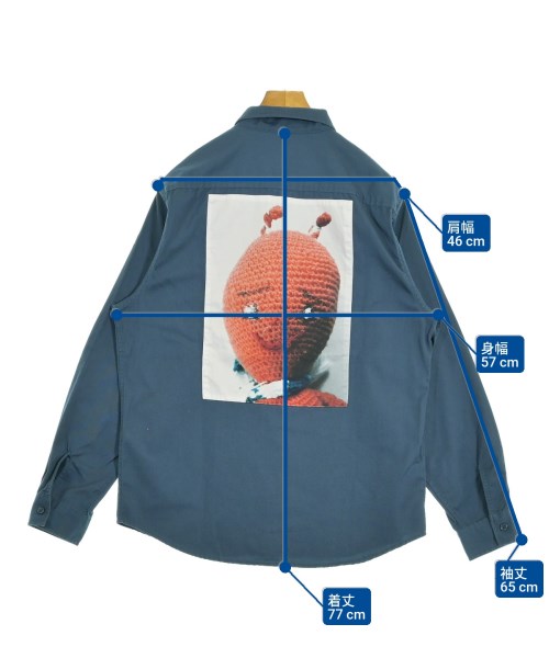 Supreme（シュプリーム）カジュアルシャツ 紺 サイズ:L メンズ/2200637191067