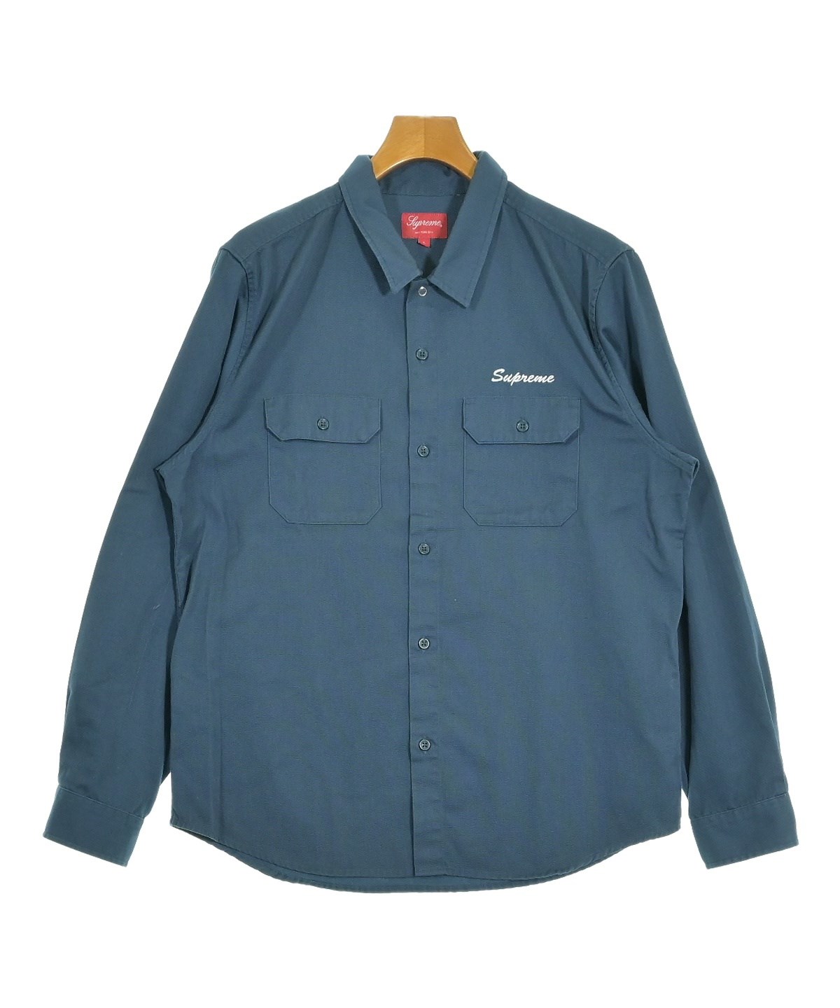 Supreme ネイビー 長袖シャツ M Supreme（シュプリーム） 24SS Small Box Logo L/S Tee スモール