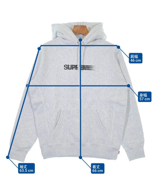 Supreme（シュプリーム）パーカー グレー サイズ:S メンズ/2200637765039
