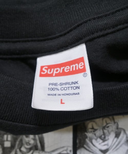 Supreme（シュプリーム）Tシャツ・カットソー 黒 サイズ:L メンズ/2200637823012