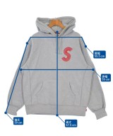 Supreme（シュプリーム）パーカー グレー サイズ:S メンズ/2200637774086
