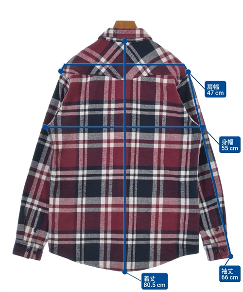 Supreme（シュプリーム）カジュアルシャツ 赤 サイズ:L メンズ/2200638254013