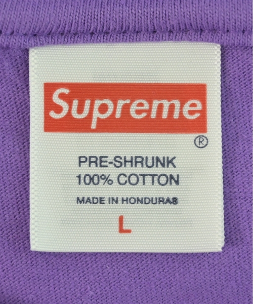 Supreme（シュプリーム）Tシャツ・カットソー 紫 サイズ:L メンズ/2200638254020