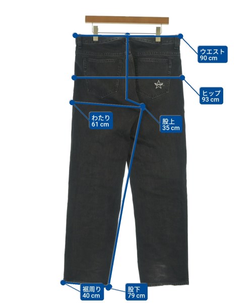 Supreme（シュプリーム）デニムパンツ 黒 サイズ:32(L位) メンズ/2200638320060