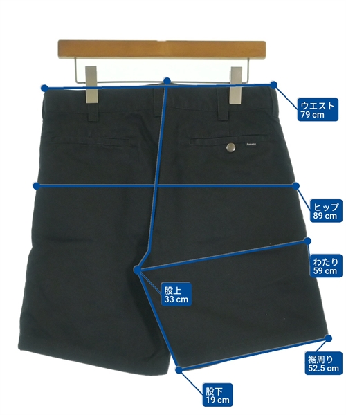 Supreme（シュプリーム）ショートパンツ 黒 サイズ:30(M位) メンズ/2200588911264