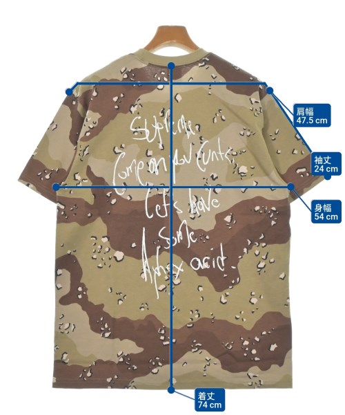 Supreme（シュプリーム）Tシャツ・カットソー カーキ サイズ:M メンズ/2200637559034