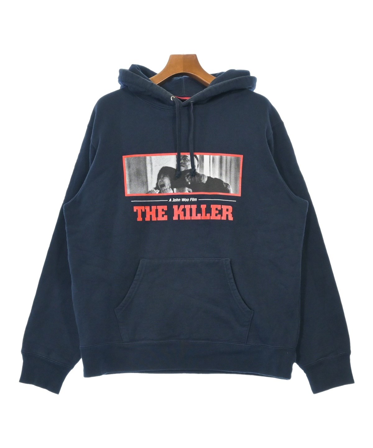 Supreme（シュプリーム）パーカー 紺 サイズ:L メンズ/2200638493047