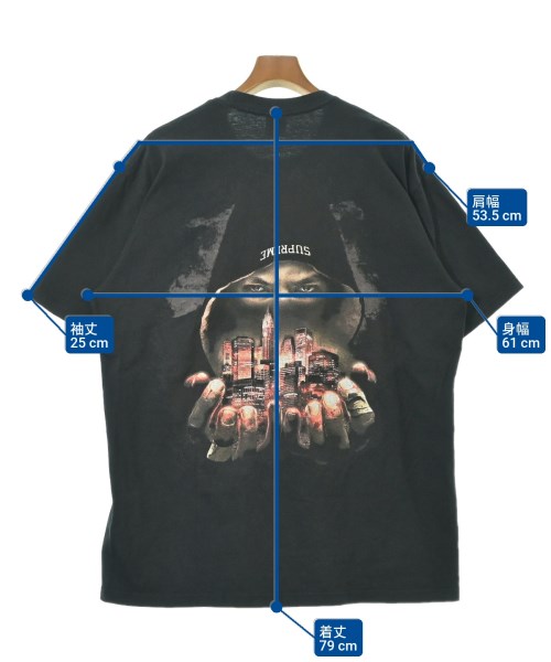 Supreme（シュプリーム）Tシャツ・カットソー 黒 サイズ:XL メンズ/2200638608038