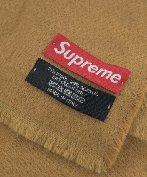 Supreme（シュプリーム）マフラー ベージュ サイズ:- メンズ/2200638636093
