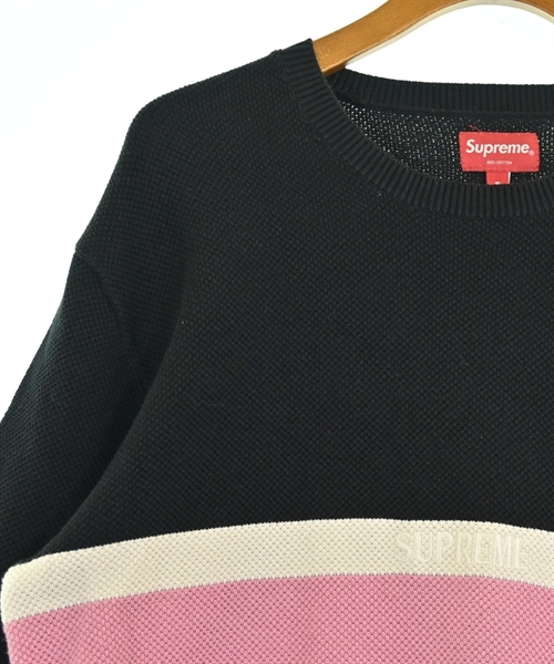 Supreme（シュプリーム）ニット・セーター 黒 サイズ:S メンズ/2200638648041