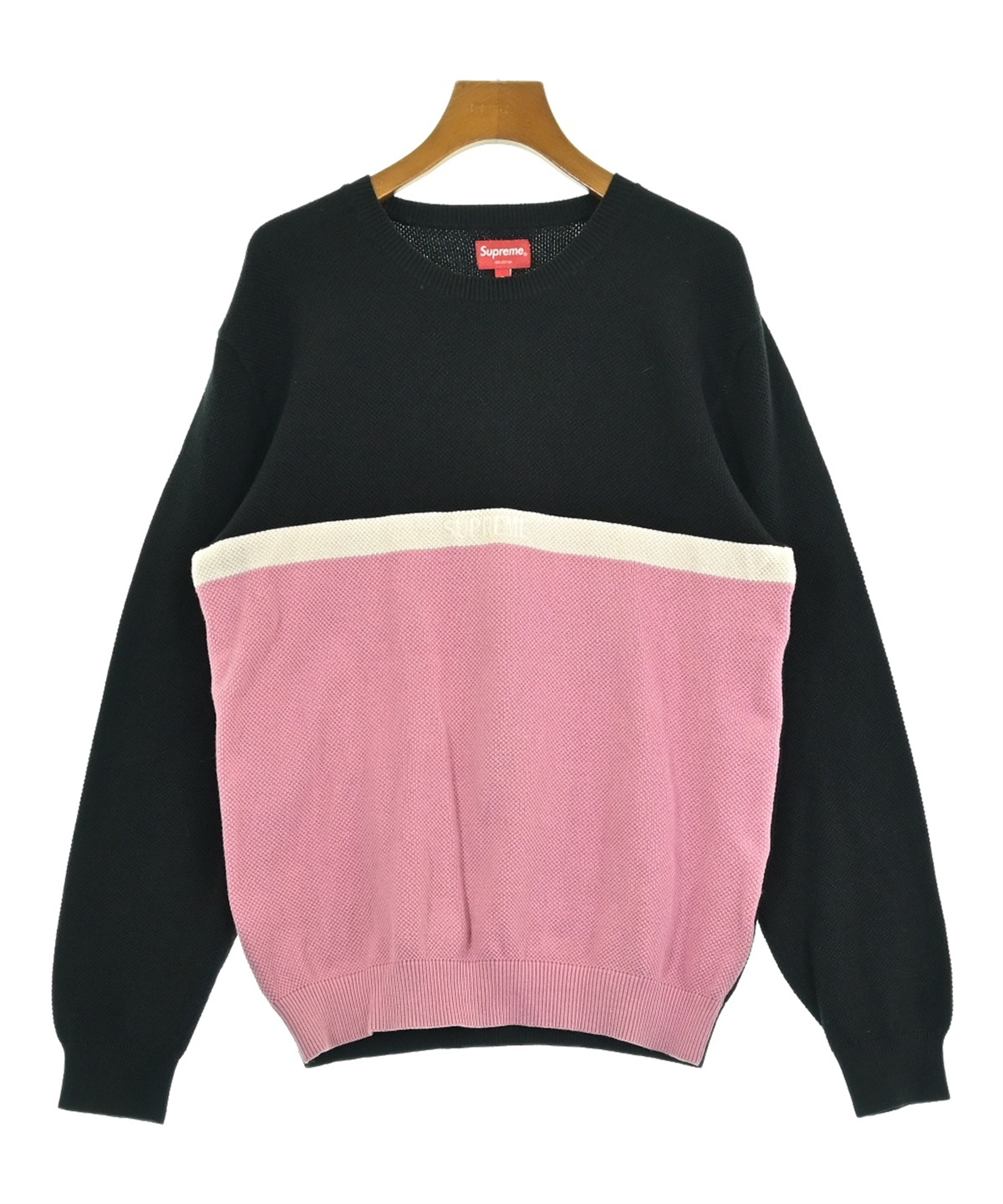 Supreme（シュプリーム）ニット・セーター 黒 サイズ:S メンズ