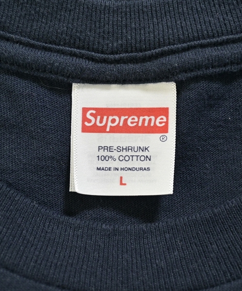 Supreme（シュプリーム）Tシャツ・カットソー 紺 サイズ:L メンズ/2200638648065