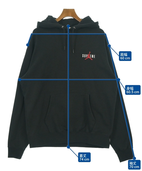 Supreme（シュプリーム）パーカー 黒 サイズ:M メンズ/2200638652031