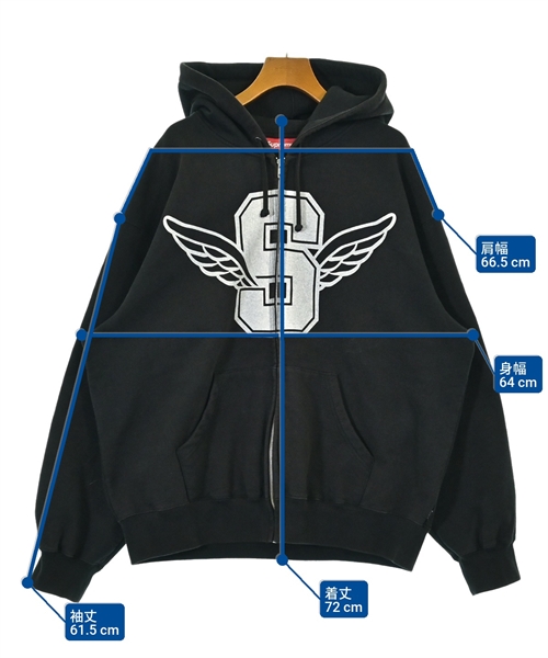 Supreme（シュプリーム）パーカー 黒 サイズ:L メンズ/2200638690026