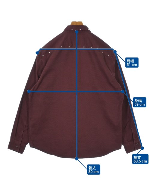 Supreme（シュプリーム）カジュアルシャツ 赤 サイズ:L メンズ/2200638972047