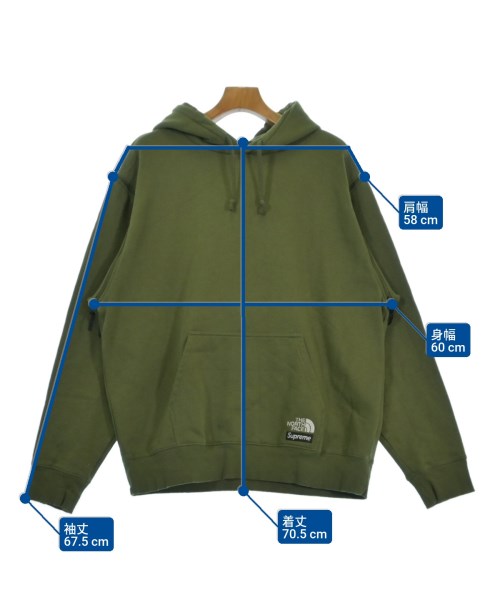 Supreme（シュプリーム）パーカー 緑 サイズ:XL メンズ/2200637084048