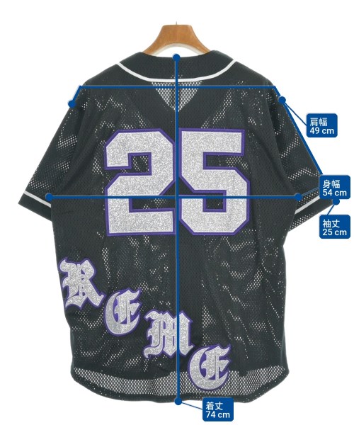 Supreme（シュプリーム）カジュアルシャツ 黒 サイズ:S メンズ/2200639902074