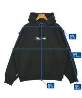 Supreme（シュプリーム）パーカー 黒 サイズ:L メンズ/2200640039028