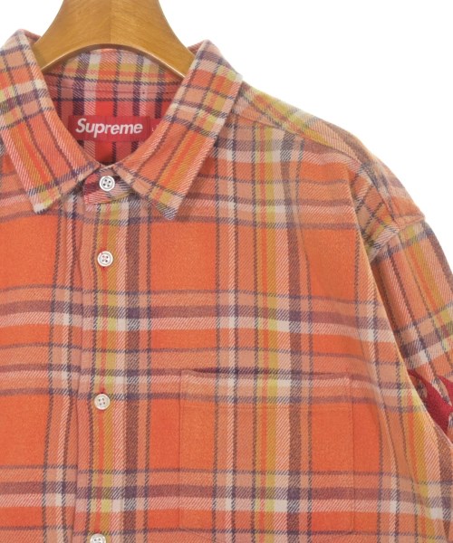 Supreme（シュプリーム）カジュアルシャツ オレンジ サイズ:L メンズ/2200640039035