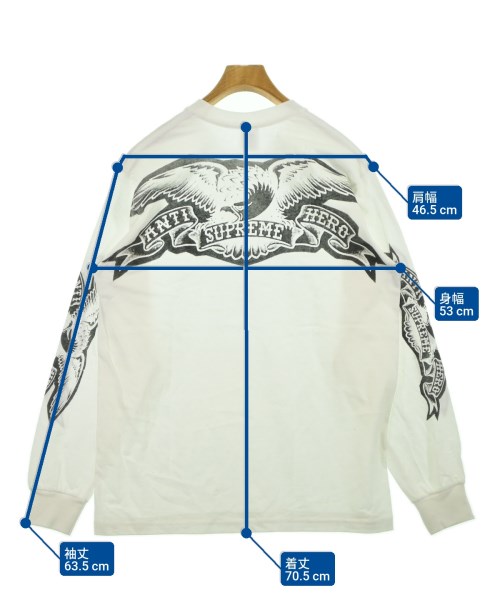 Supreme（シュプリーム）Tシャツ・カットソー 白 サイズ:M メンズ/2200640039073