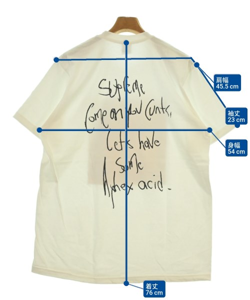 Supreme（シュプリーム）Tシャツ・カットソー 白 サイズ:L メンズ/2200640039110