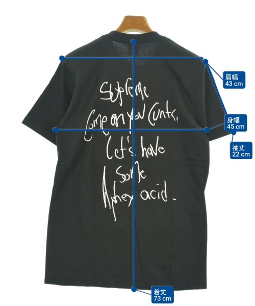Supreme（シュプリーム）Tシャツ・カットソー 黒 サイズ:S メンズ/2200640039127