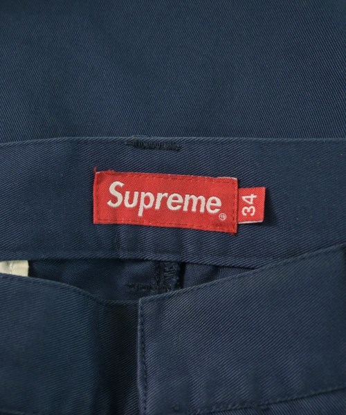 Supreme（シュプリーム）チノパン 紺 サイズ:34(XL位) メンズ/2200640039189