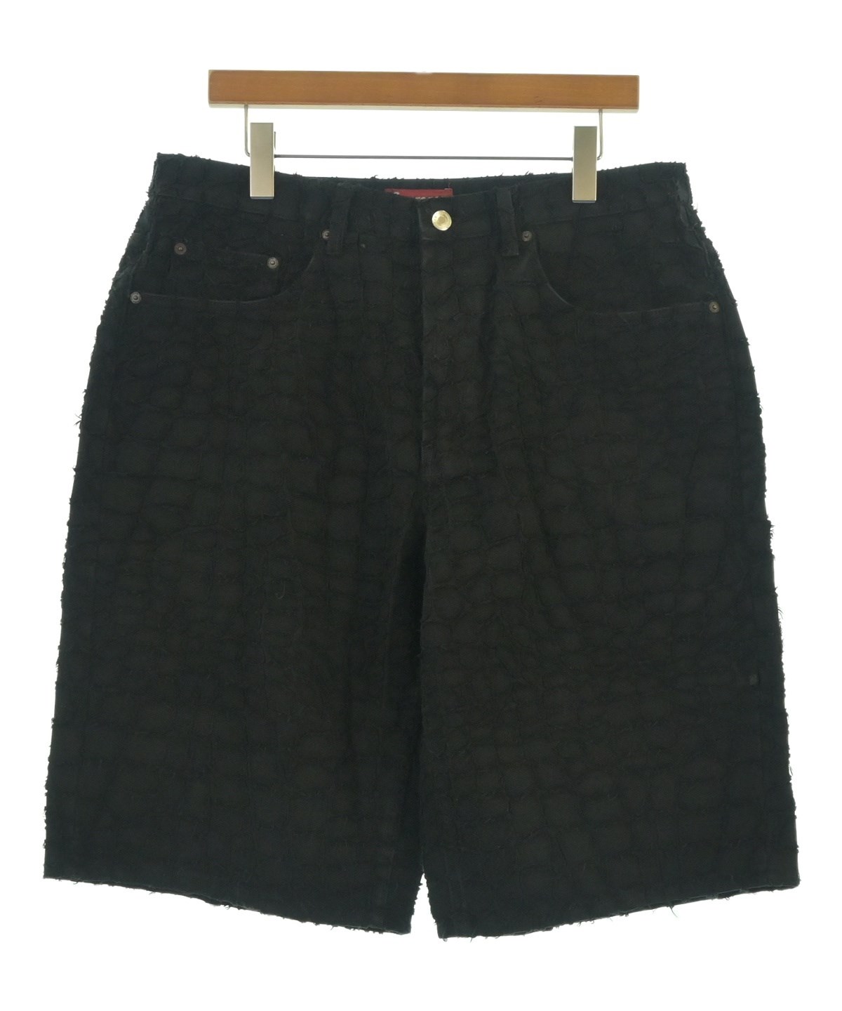 Supreme（シュプリーム）ショートパンツ 黒 サイズ:34(XL位) メンズ