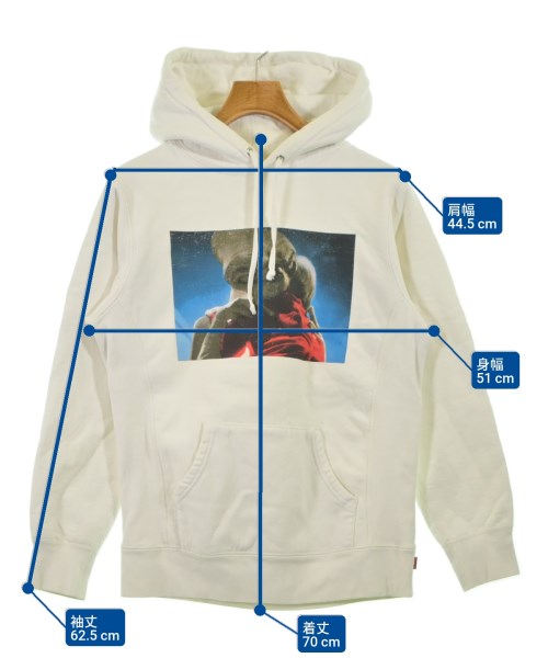 Supreme（シュプリーム）パーカー 白 サイズ:S メンズ/2200640169046