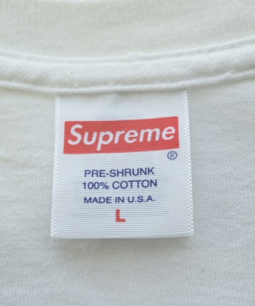 Supreme（シュプリーム）Tシャツ・カットソー 白 サイズ:L メンズ/2200640440015