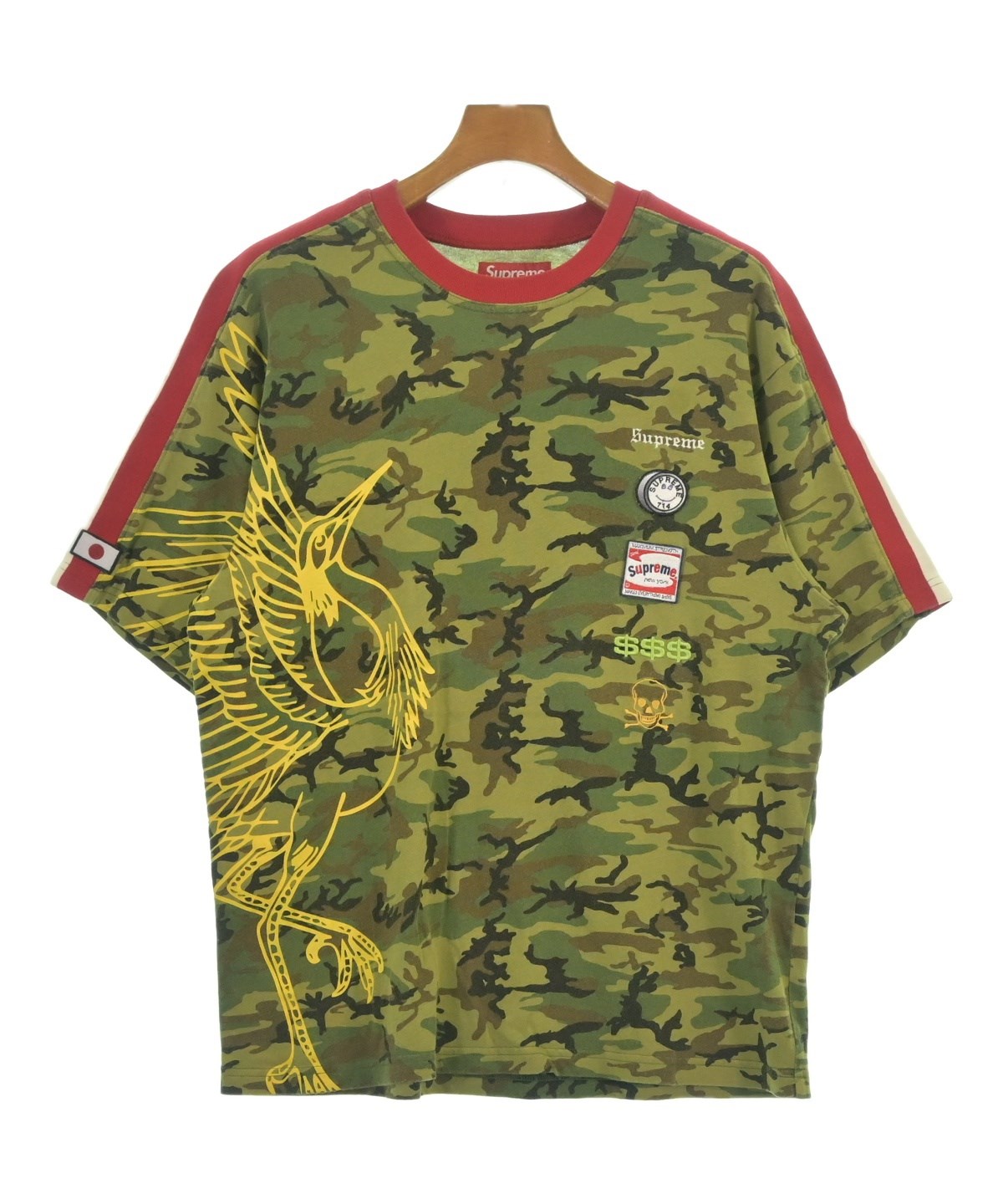 Supreme（シュプリーム）Tシャツ・カットソー カーキ サイズ:S メンズ