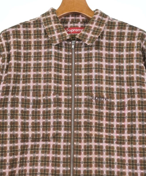 Supreme（シュプリーム）カジュアルシャツ 茶 サイズ:S メンズ/2200640513054