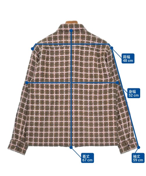 Supreme（シュプリーム）カジュアルシャツ 茶 サイズ:S メンズ/2200640513054