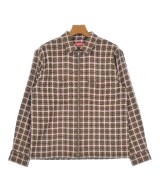 Supreme（シュプリーム）カジュアルシャツ 茶 サイズ:S メンズ/2200640513054