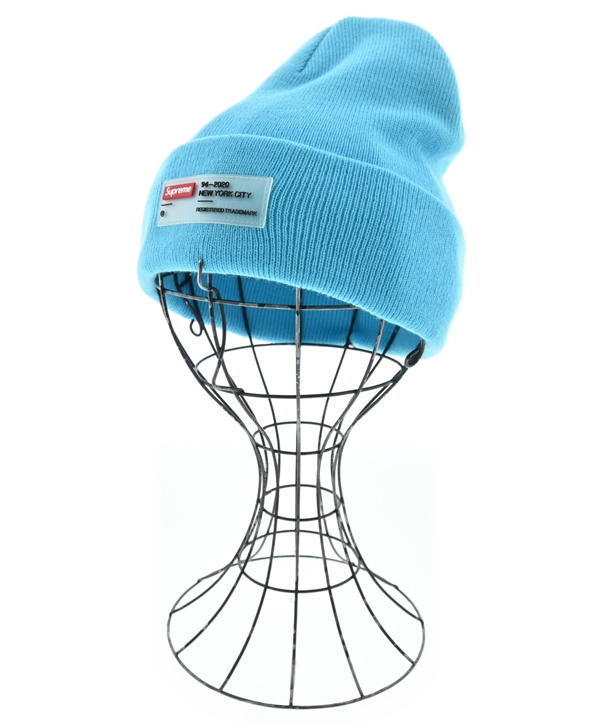 Supreme（シュプリーム）ニットキャップ・ビーニー 青 サイズ:- メンズ