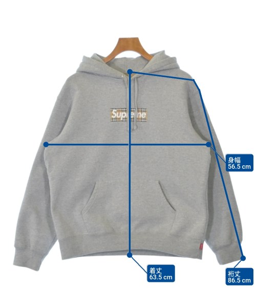 Supreme（シュプリーム）パーカー グレー サイズ:S メンズ/2200640758073