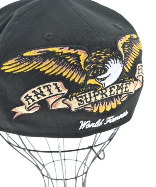 Supreme（シュプリーム）キャップ 黒 サイズ:57.7cm メンズ/2200640939014