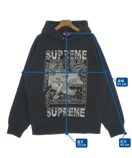 Supreme（シュプリーム）パーカー 黒 サイズ:XL メンズ/2200641101045