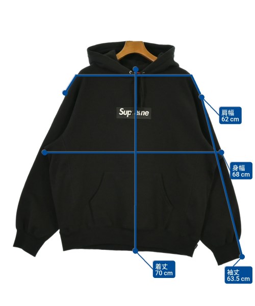 Supreme（シュプリーム）パーカー 黒 サイズ:L メンズ/2200640701031