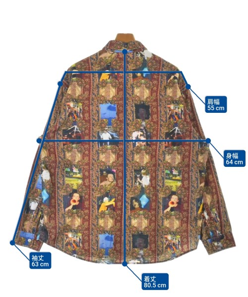 Supreme（シュプリーム）カジュアルシャツ 赤 サイズ:XL メンズ/2200642053022